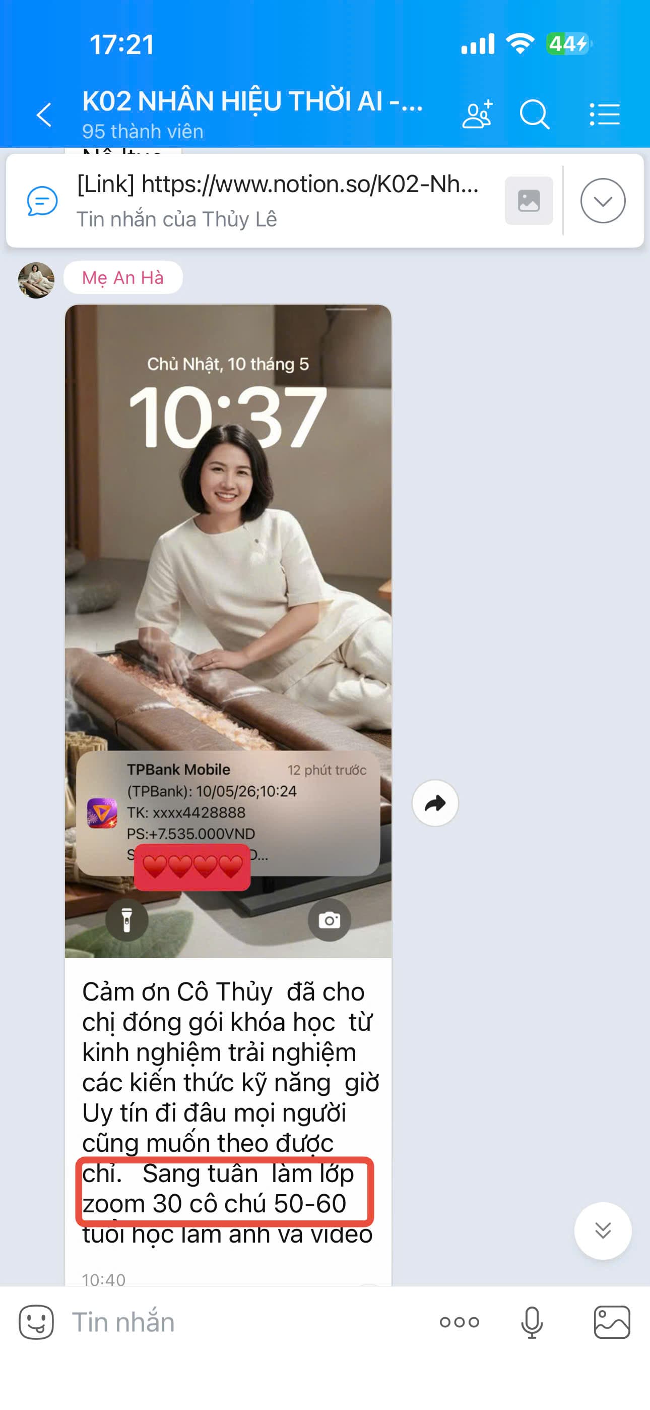 Feedback học viên 7